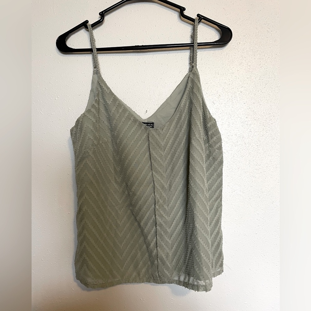Women’s sage green tank